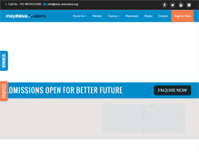 Tablet Screenshot of mayabiousacademy.com